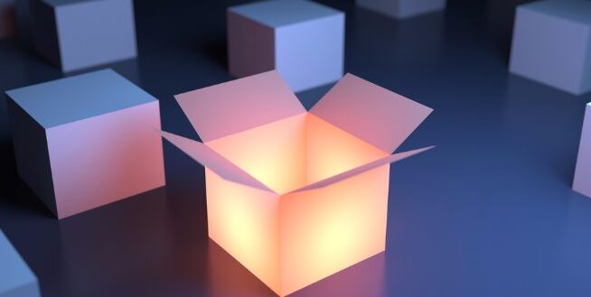 lit up boxes